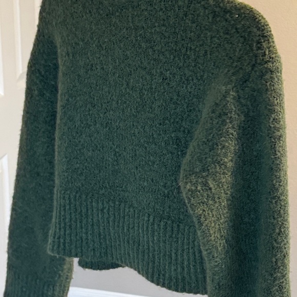 Zara Forest Green Turtleneck Sweater - Picture 6 of 10